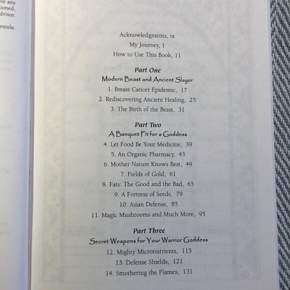 Waking the Warrior Godess  Dr Christine Horner paperback Breast Cancer USED BOOK - Picture 6 of 11